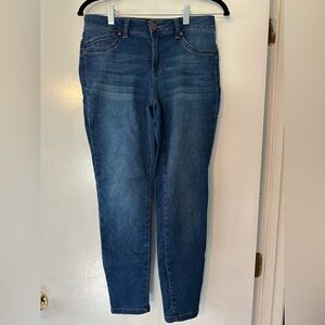 1822 Denim Butter Ankle Skinny Mid Rise. Size 6P/28P.